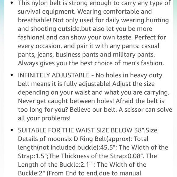 Adjustable Belts NWOT - Picture 10 of 10